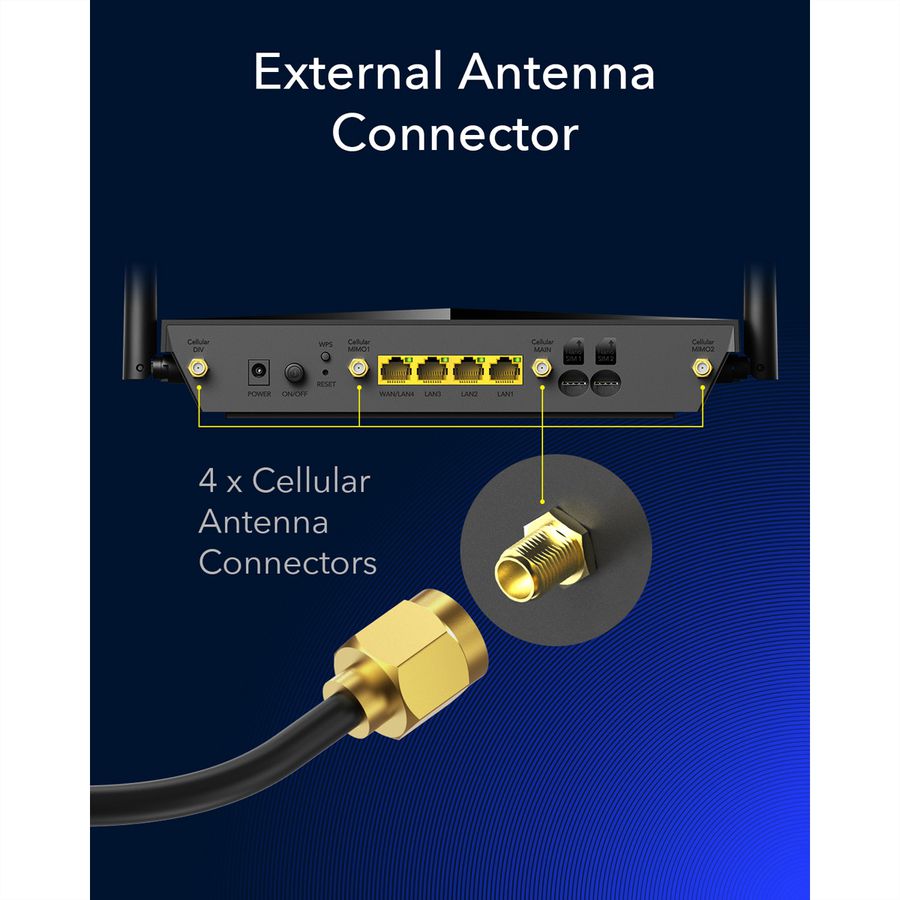 CUDY LT700 AC1200 Wi-Fi 4G Router LTE-Cat6 Gigabit