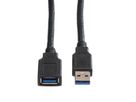 ROLINE USB 3.2 Gen 1 Kabel, Typ A-A, ST/BU, schwarz, 1,8 m