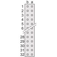 SCHROFF Federleiste - FEDERLEISTE B64, EINLOET 2,5