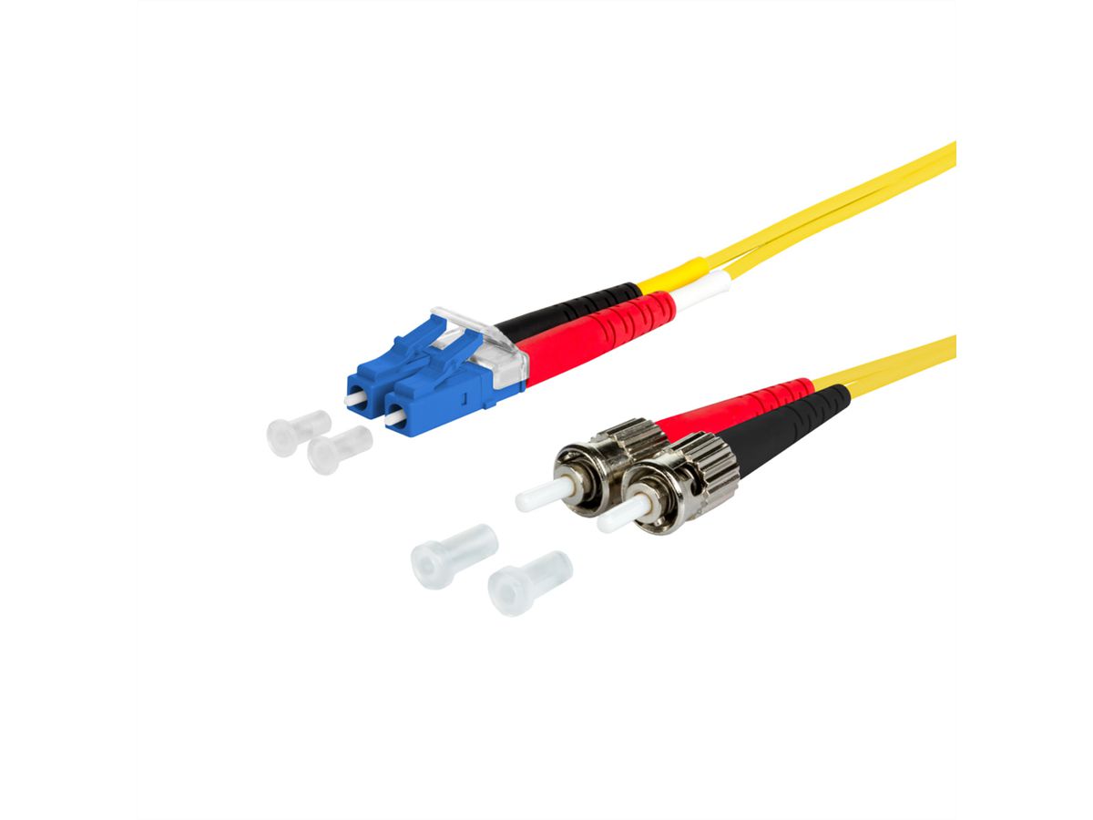 METZ CONNECT OpDAT Patchkabel, LC-D/2xST OS2, 5 m