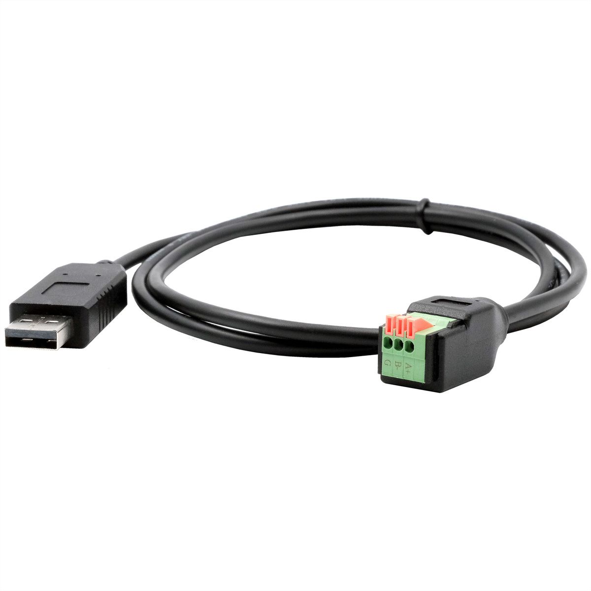 EXSYS EX-13009 USB zu 1x Seriell RS-458 Kabel mit Terminal Block mit Drucktaster