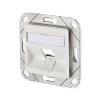 METZ CONNECT Modul Anschlussdose UPk, 1 Port unbestückt reinweiß