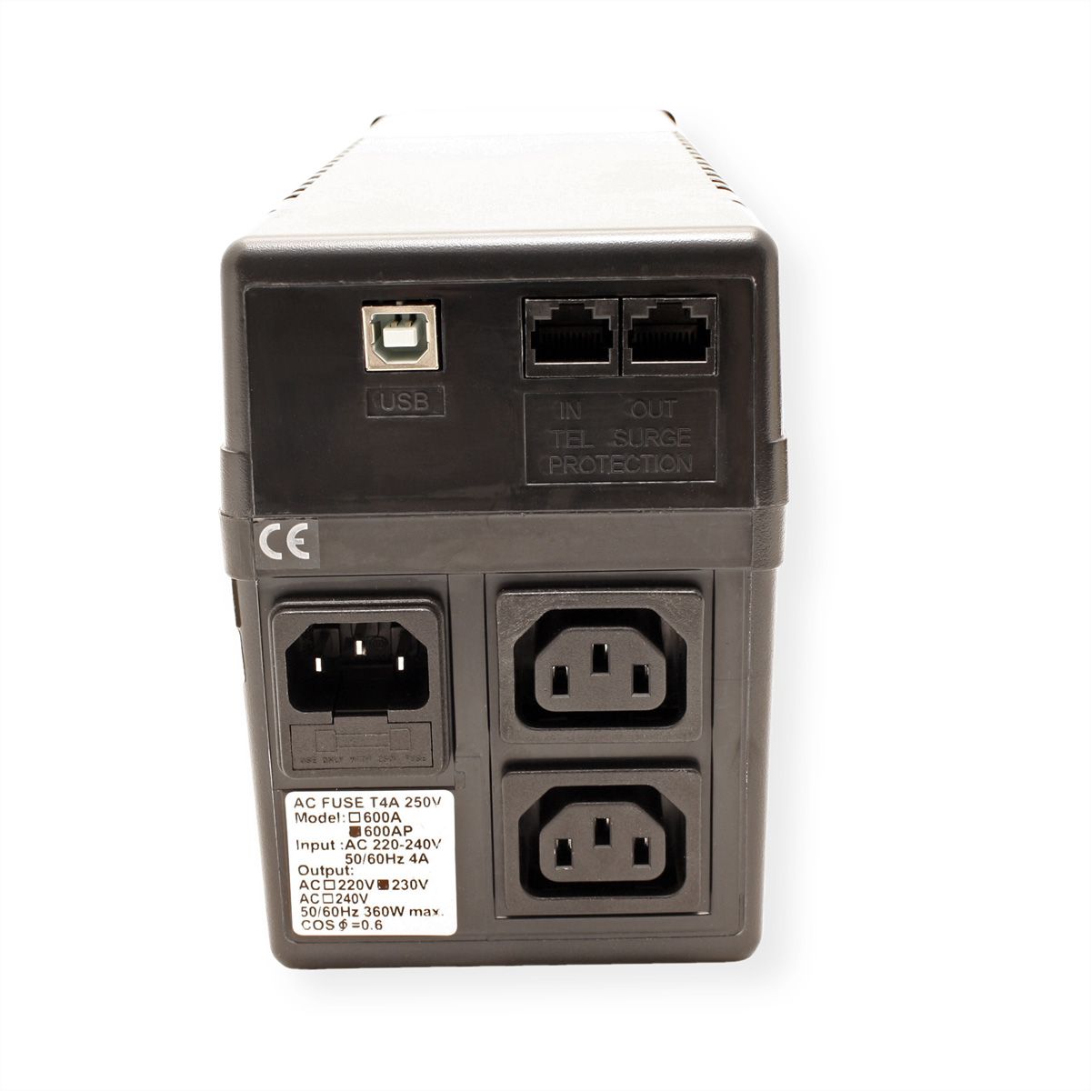 VALUE UPS 600 -  Line Interaktive USV mit USB Port