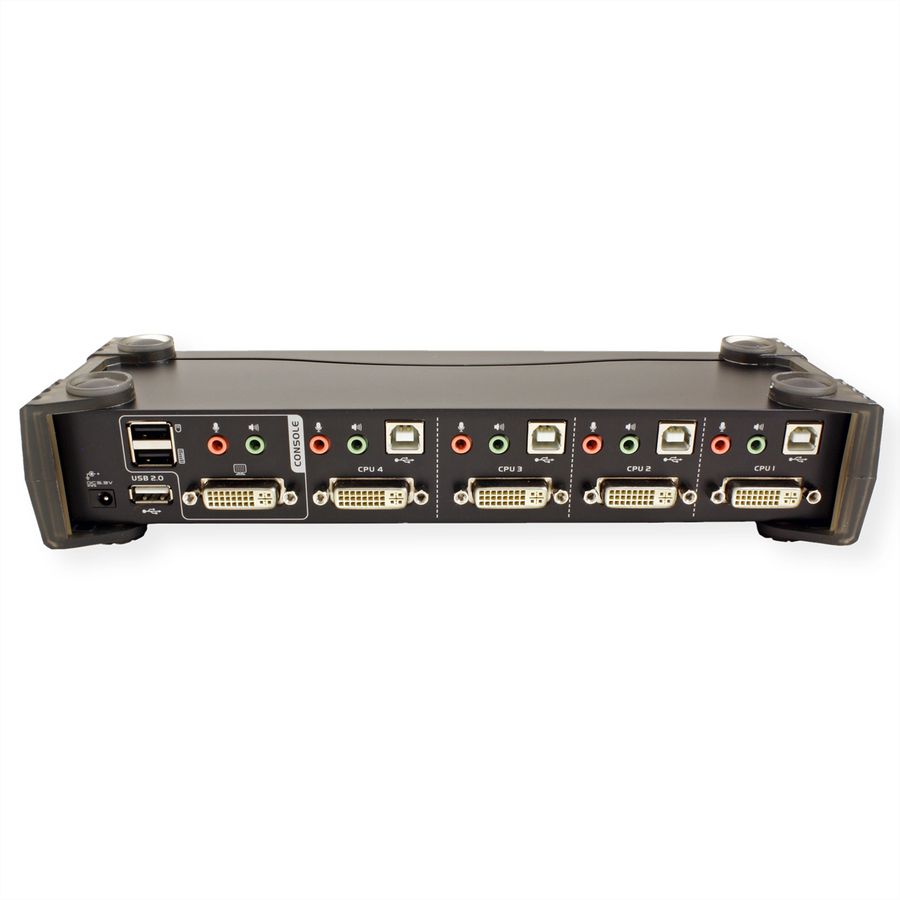 ATEN CS1784A KVM Switch Dual-Link DVI, USB, Audio, 4 Ports