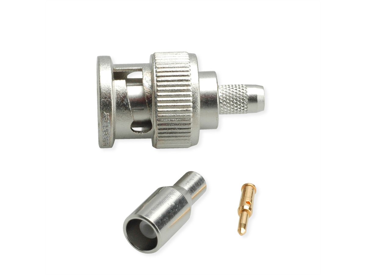 TELEGÄRTNER BNC-Crimpstecker 50 Ohm für RG-316/U