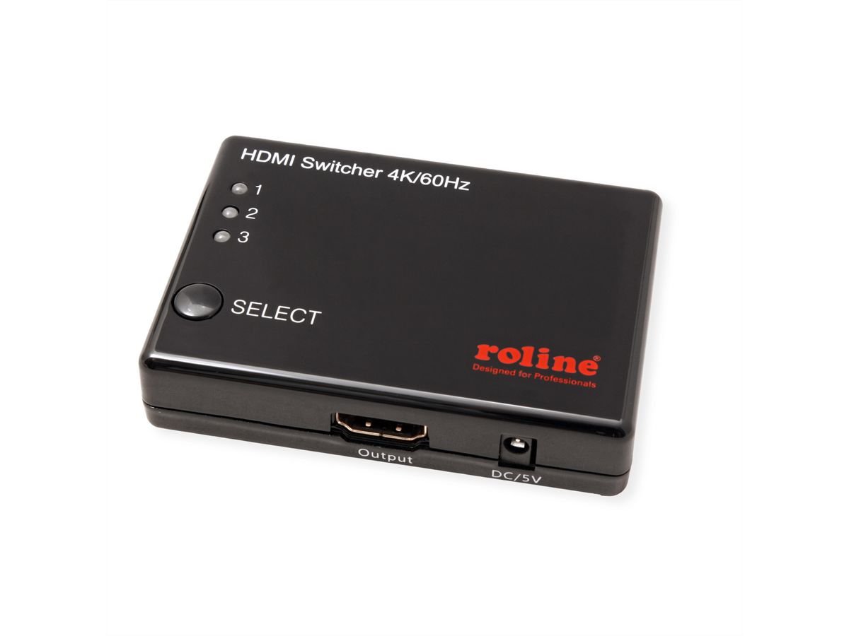 ROLINE 4K HDMI Switch, 3-fach