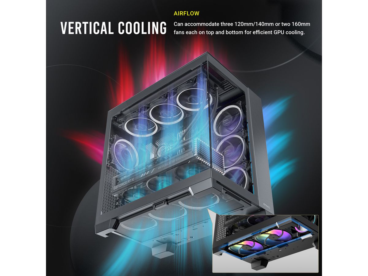 ANTEC Constellation C8 Black PC Gehäuse Full Tower ATX, schwarz