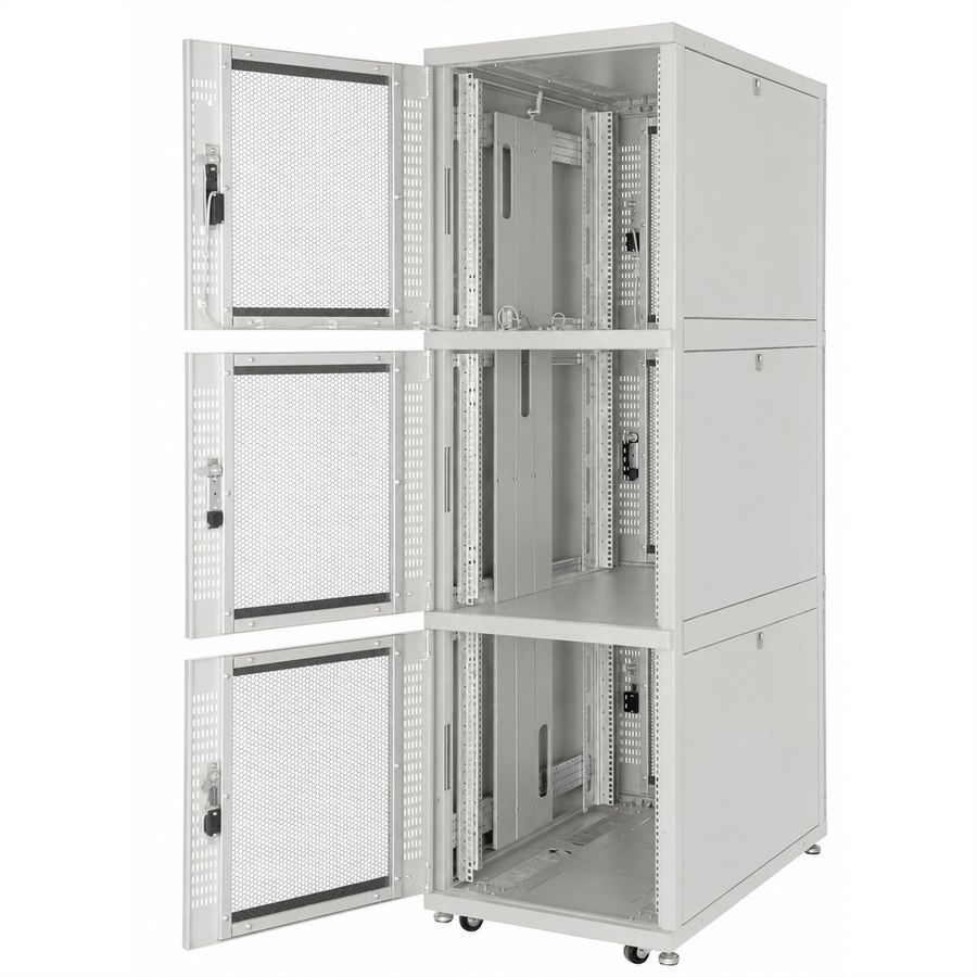 ROLINE Colocation-Schrank 42HE 800x1000mm, 2-Fächer, grau