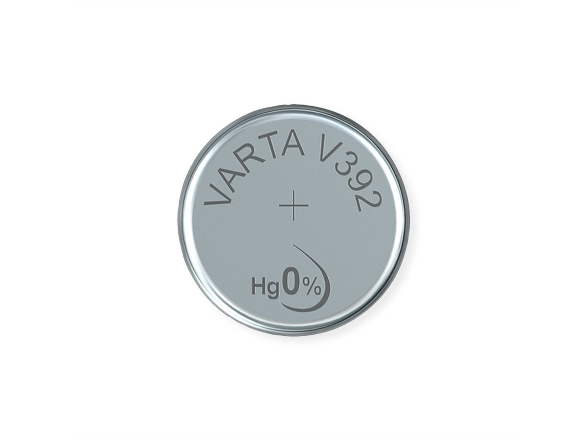 VARTA SR41, 10er Streifen, 1,55V, 39mAh, V 392 HC, Einwegbatterie Silberoxid