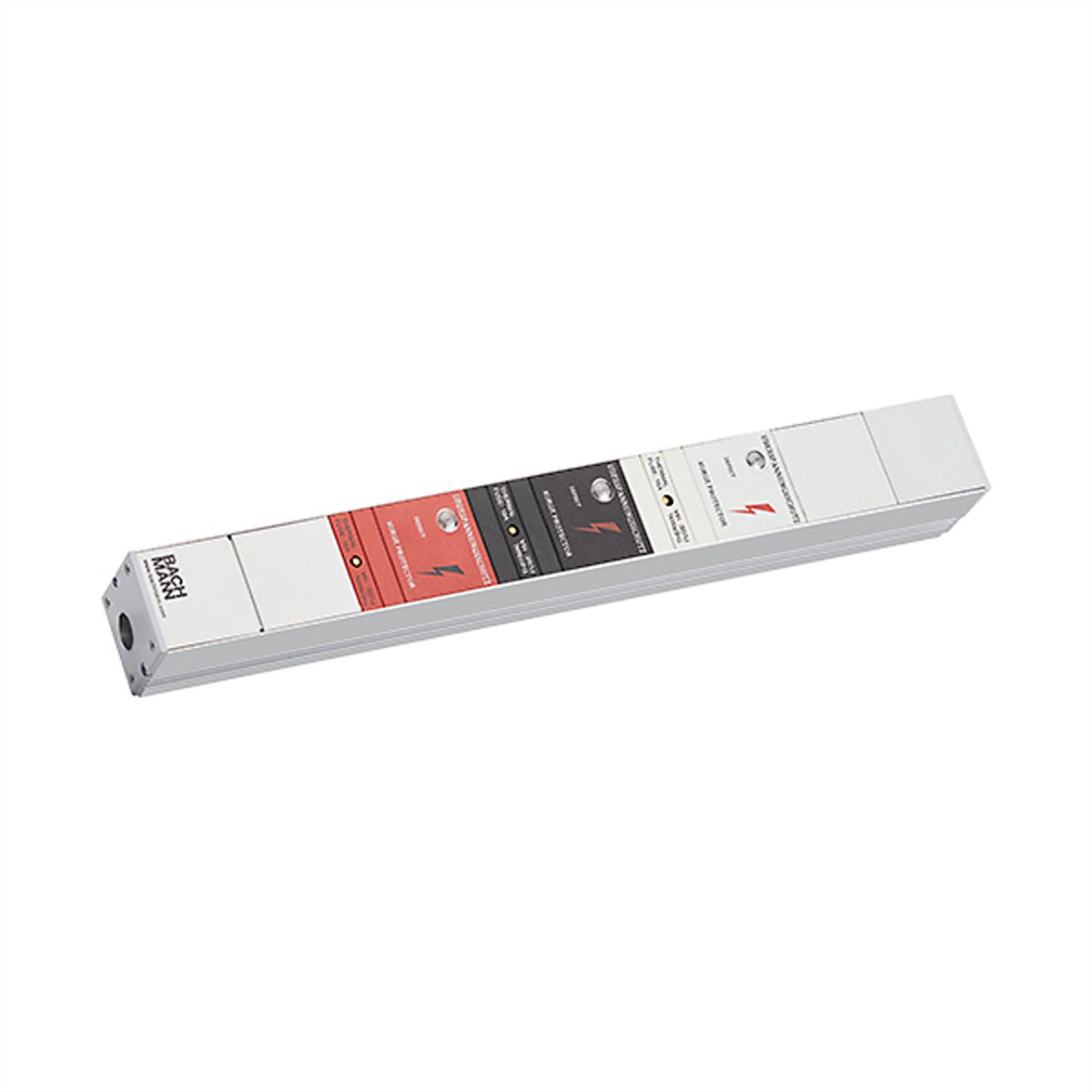 BACHMANN ALU 1HE VM 3xSPD ohne LED, grün 2x1m H05VV-F 5G4,0mm CEE 32A