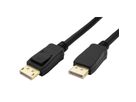 ROLINE GREEN DisplayPort Kabel v2.1, 16K@60Hz, 80Gbit/s, UHBR20, DP ST - ST, schwarz, 3 m