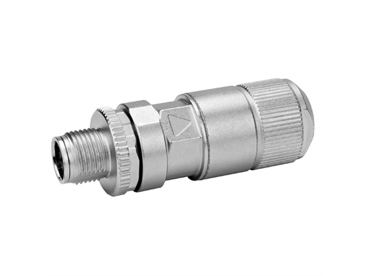 TELEGÄRTNER STX M12x1 KS X-kod. Cat.6A, CP8X180-3-5IDC590FA000