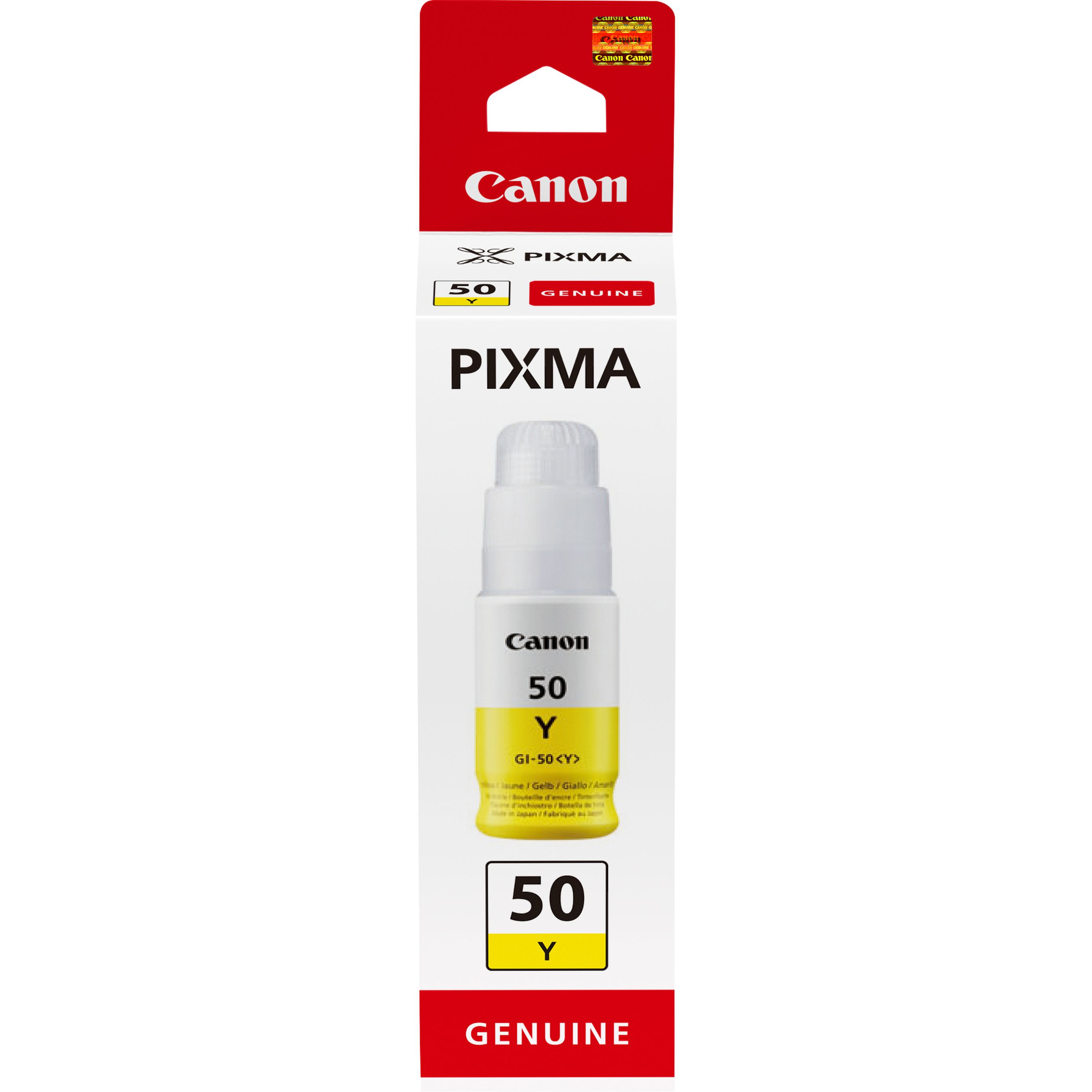 Canon GI-50 Y, Hohe Reichweite, Tintenflasche, Gelb