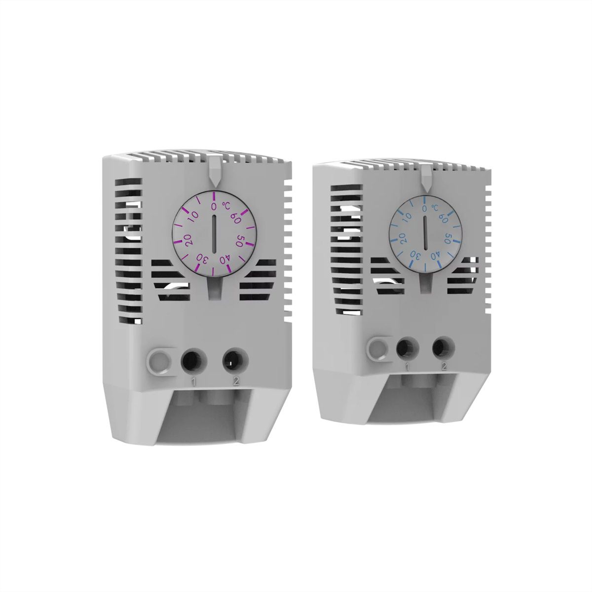SCHROFF Thermostat mit SCHUKO/UTE Stecker Netzkabel für Kühlung, 230 VAC