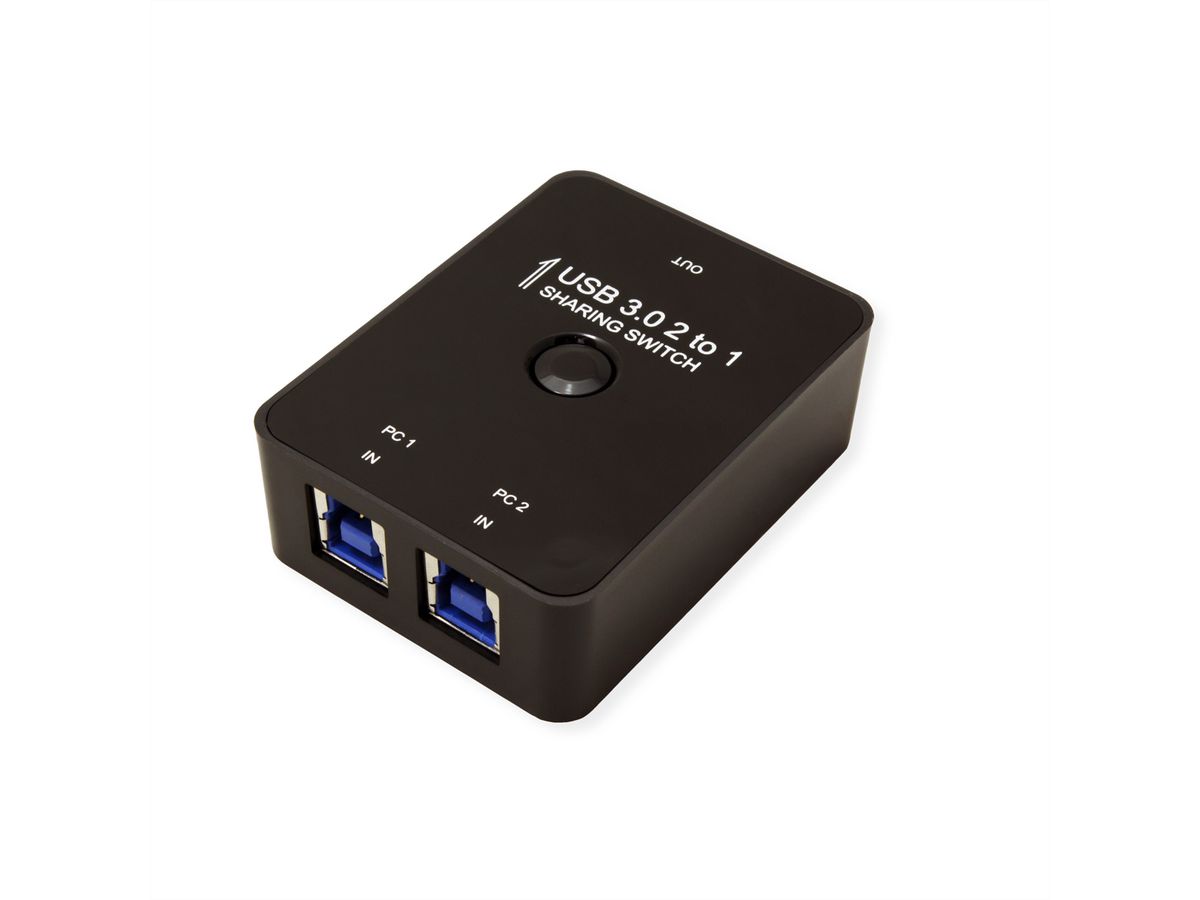 VALUE Manueller USB 3.2 Gen 1 Switch, 2 Ports