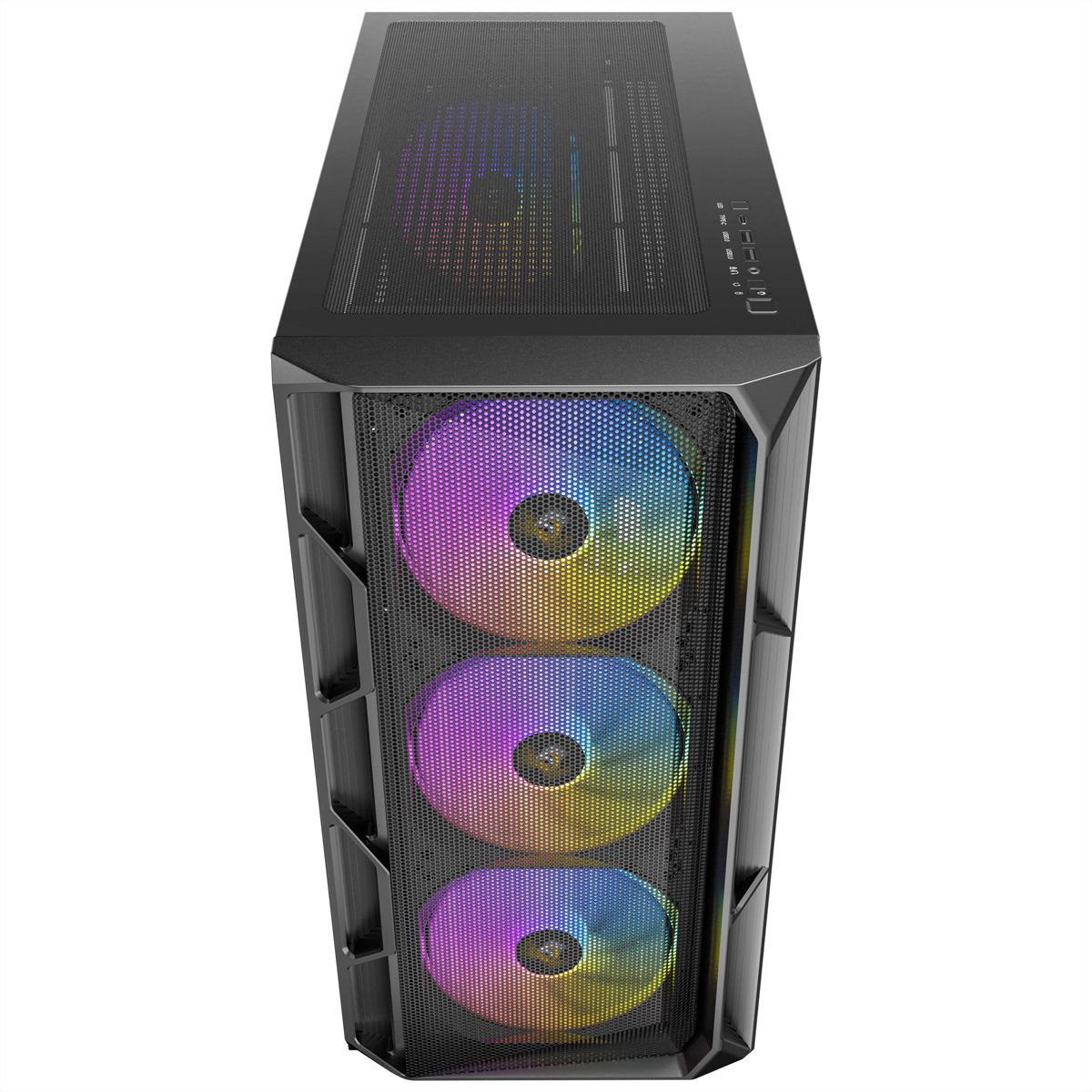 ANTEC AX-1000 ARGB Gaming E-ATX, ATX, Micro-ATX, ITX Mid Tower PC Gehäuse, schwarz