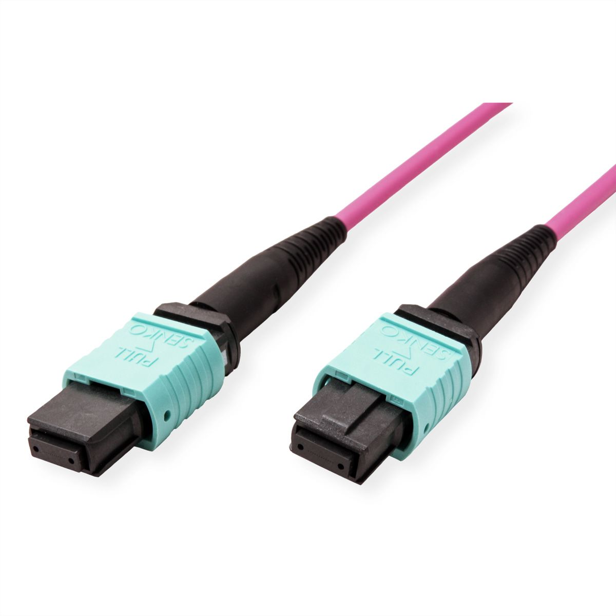 VALUE MPO-Trunk-Kabel 50/125µm OM4, MPO/MPO, TYPE A, violett, 10 m