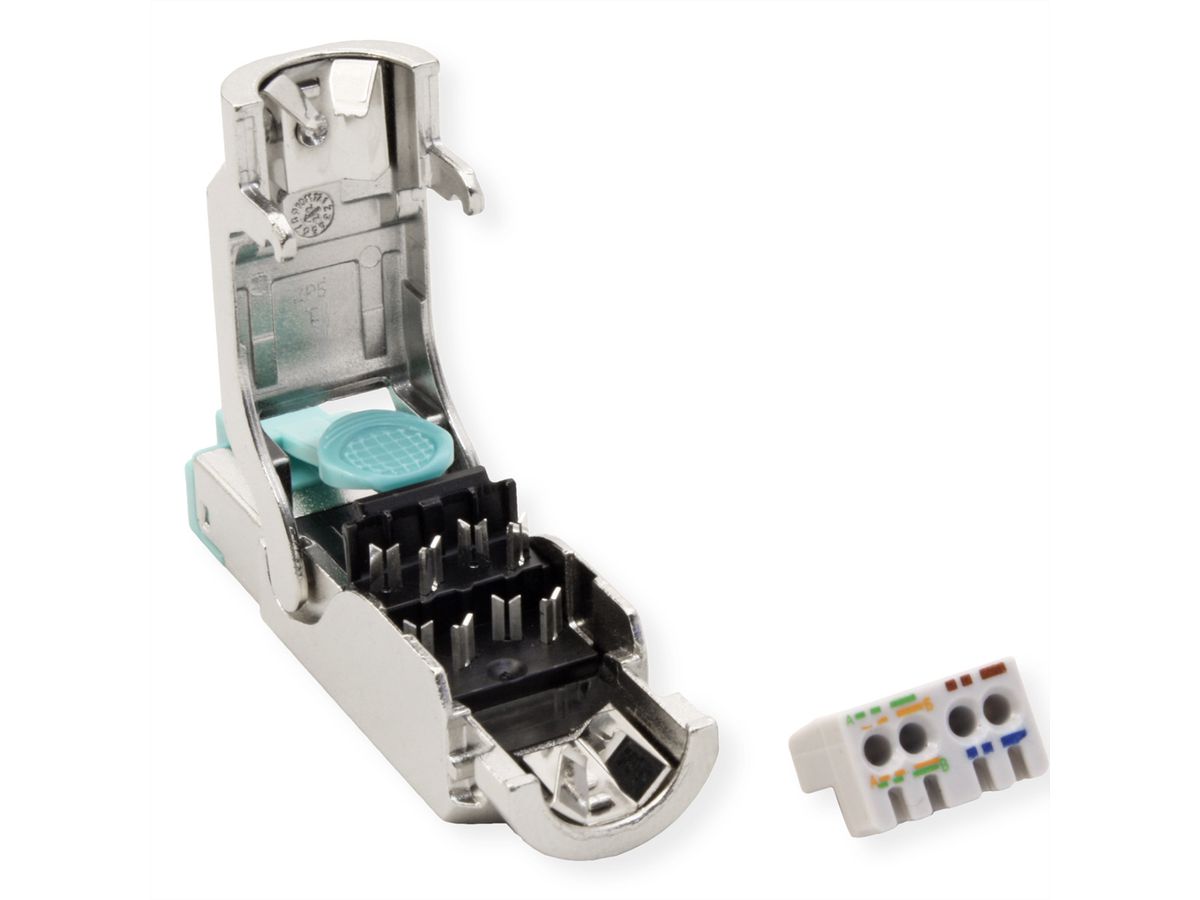 EasyLan fixLink Connector RJ45, Kat.6A (ISO/IEC) Silber