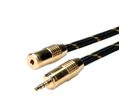 ROLINE GOLD 3,5mm Audio-Verlängerungskabel ST/BU, 10 m