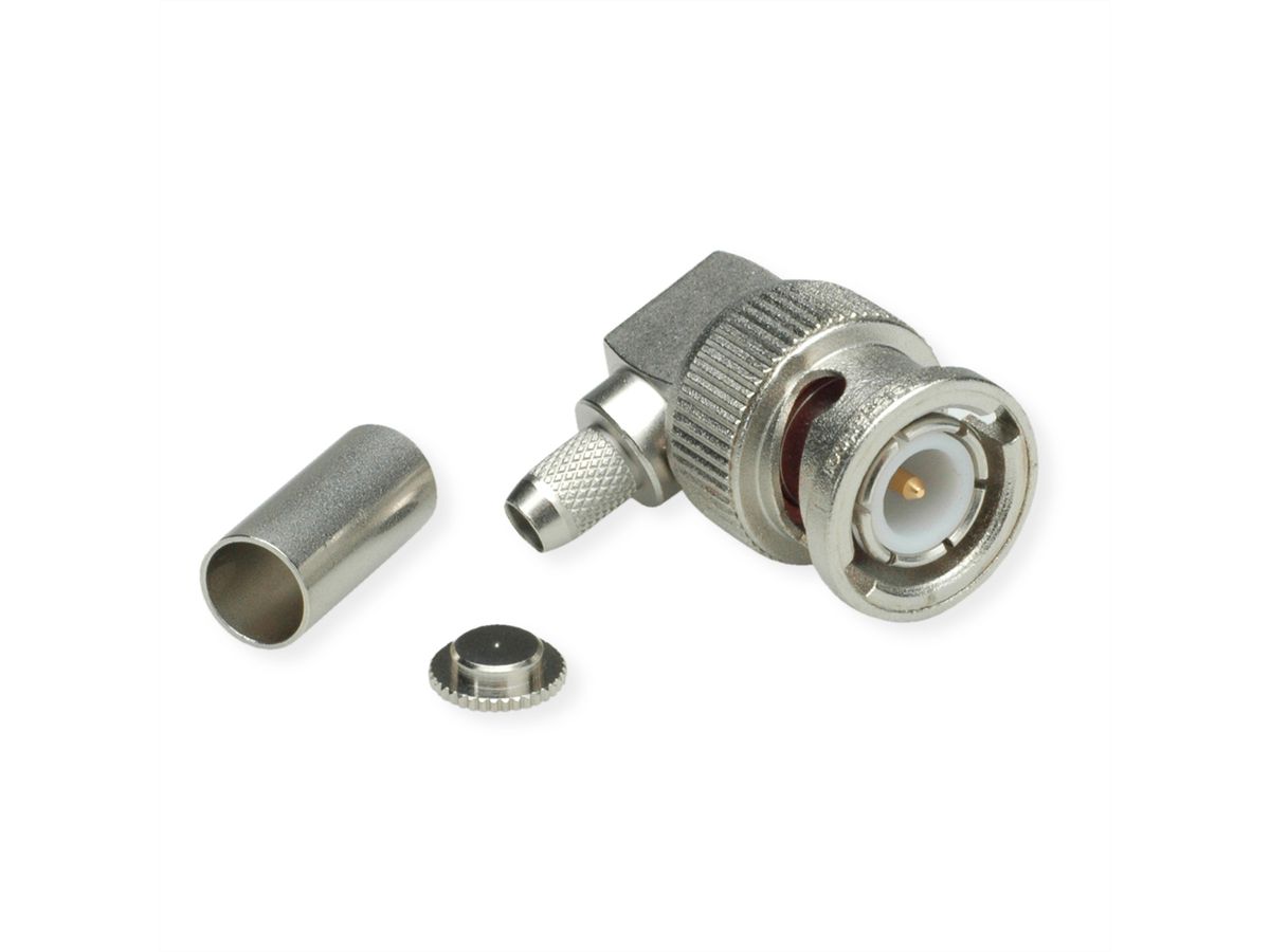 TELEGÄRTNER BNC-Winkelstecker 50 Ohm, für RG-223/U