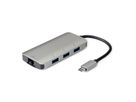 ROLINE USB Typ C zu Gigabit Ethernet Konverter + Hub 3x