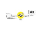 ROLINE DisplayPort v2.1 Kabel (AOC), 10K@60Hz, 54Gbit/s, UHBR13.5, ST/ST, 50 m