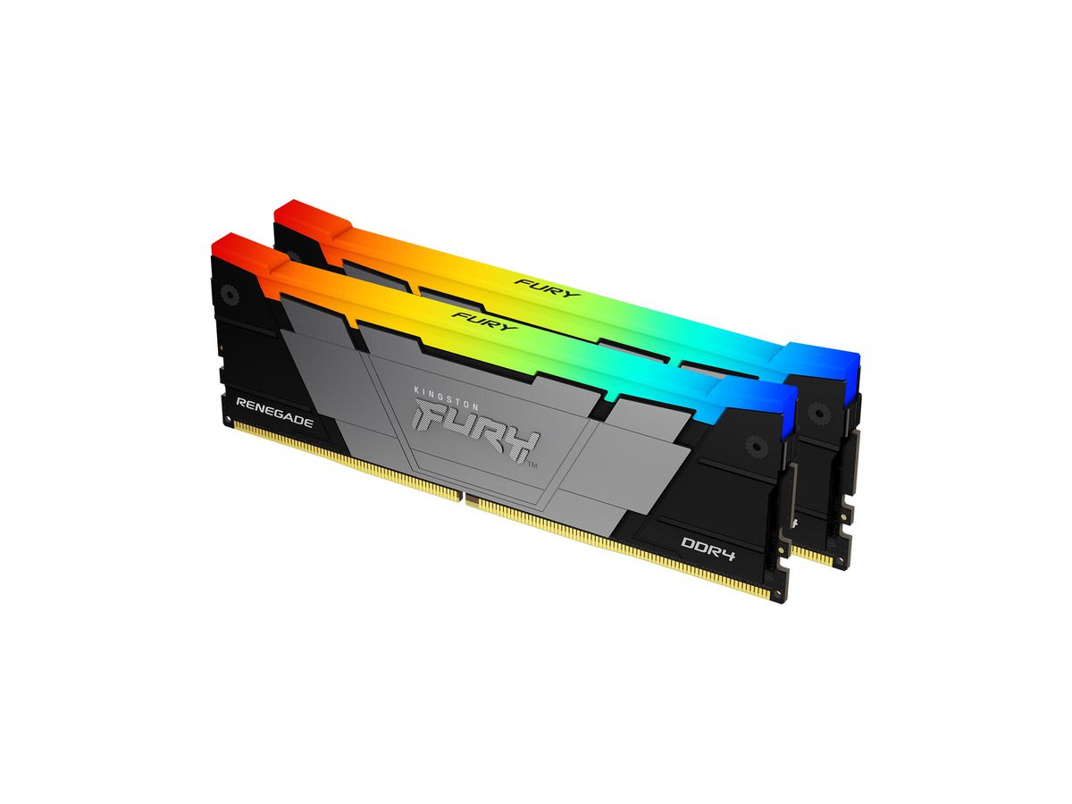 Kingston Technology FURY 32GB 3600MT/s DDR4 CL16 DIMM (2er-Kit) 1Gx8 Renegade RGB