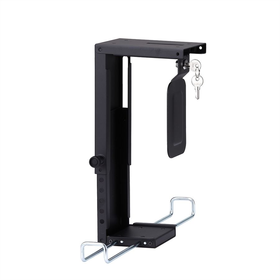 ROLINE Slim/Mini-PC-Halterung, abschliessbar, schwarz