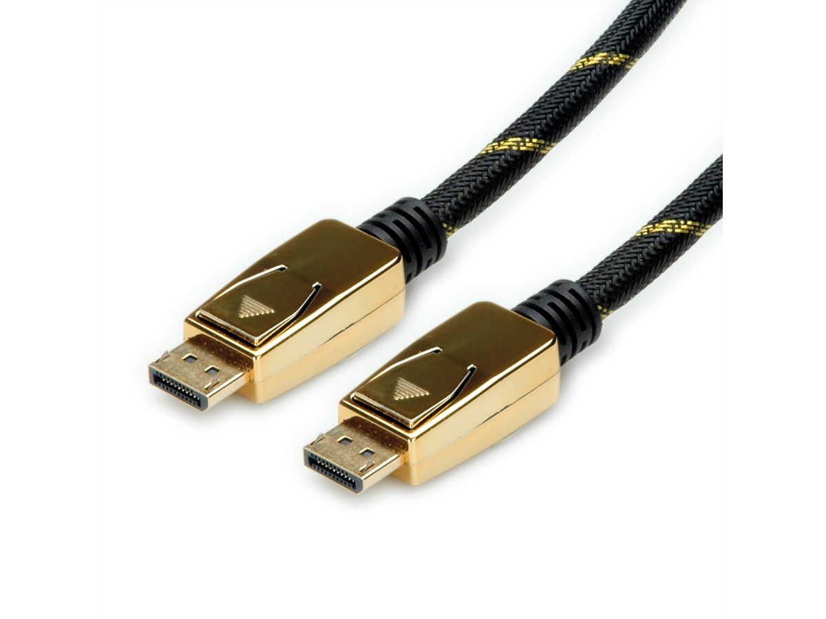 ROLINE GOLD DisplayPort Kabel, v1.4, DP ST - ST, 1 m