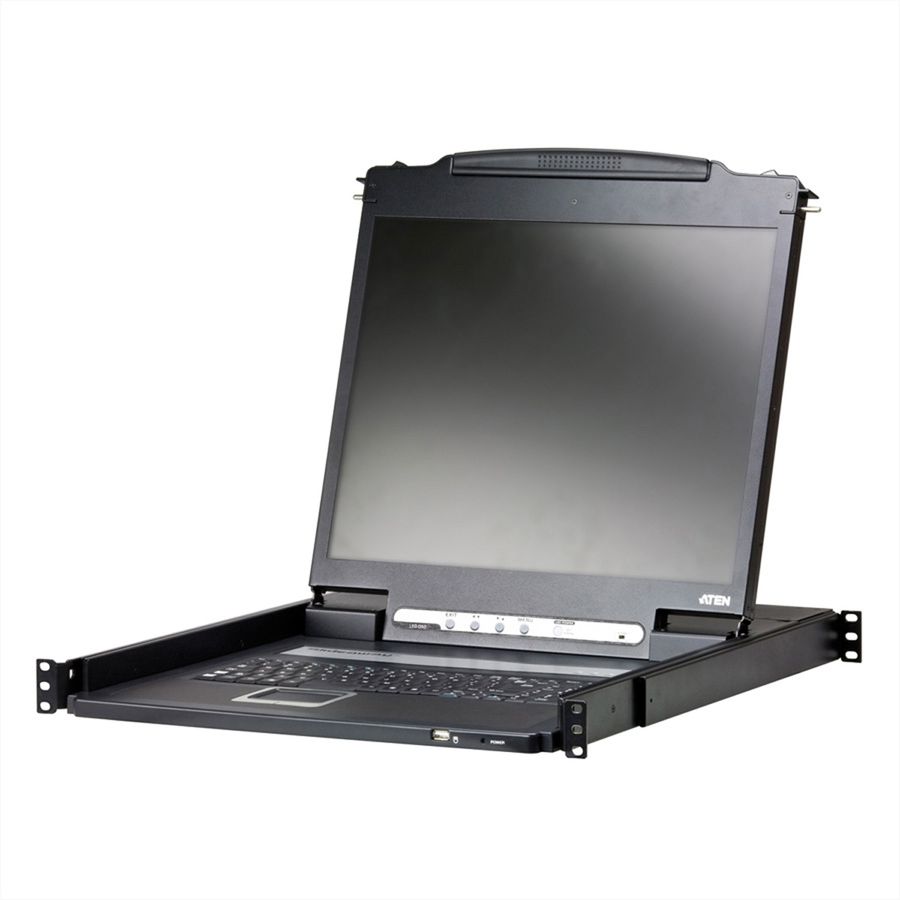 ATEN CL3000N KVM-Konsole, 48cm LCD, VGA, PS/2-USB, USB Port, FR-Layout
