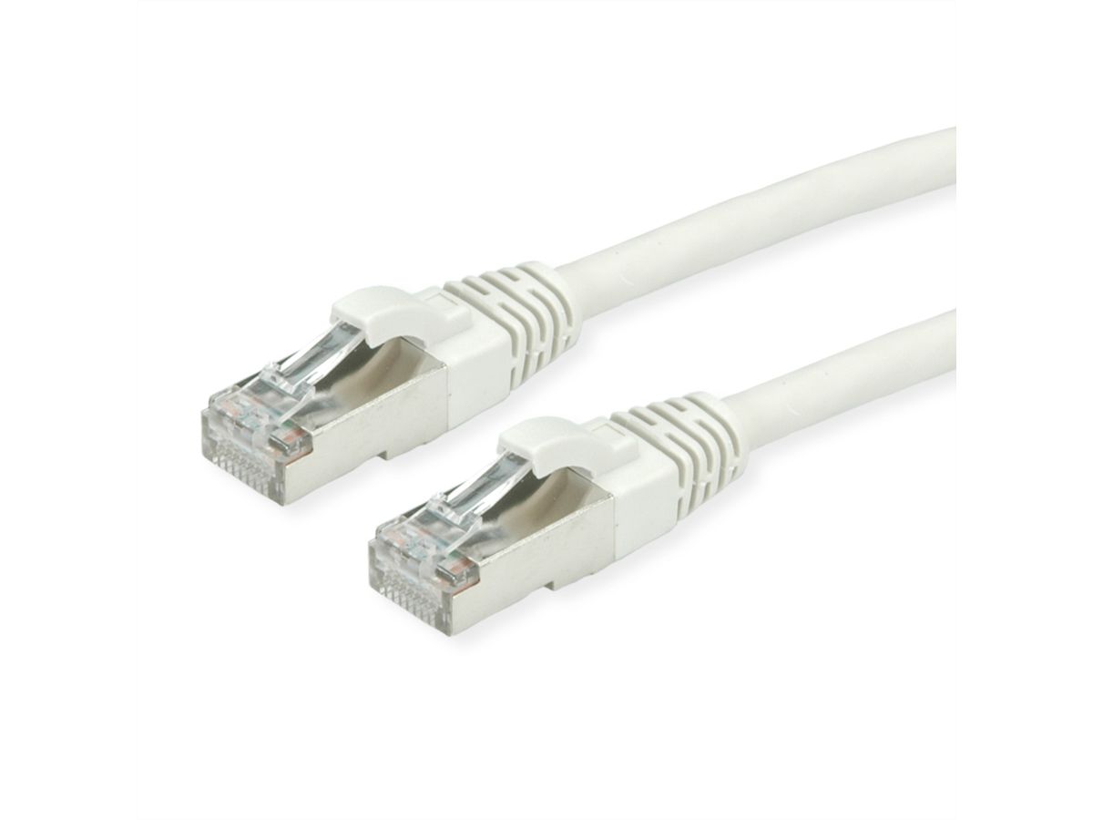 ROLINE S/FTP-Kabel Kat.7, LSOH, mit RJ-45 Steckern (500 MHz / Class EA), grau, 0,5 m