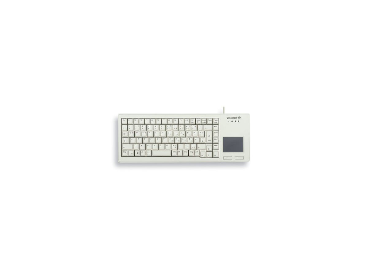 CHERRY XS Touchpad Tastatur USB QWERTY US Englisch Grau