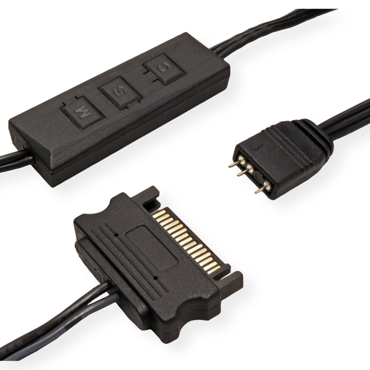Xilence LQZ.ARGB_Set Cable, Mini Cable ARGB Control für ARGB LED PC Komponenten