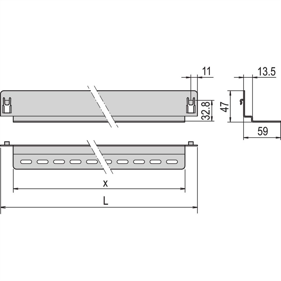SCHROFF GLEITSCHIENEN 900T 25KG 2ST