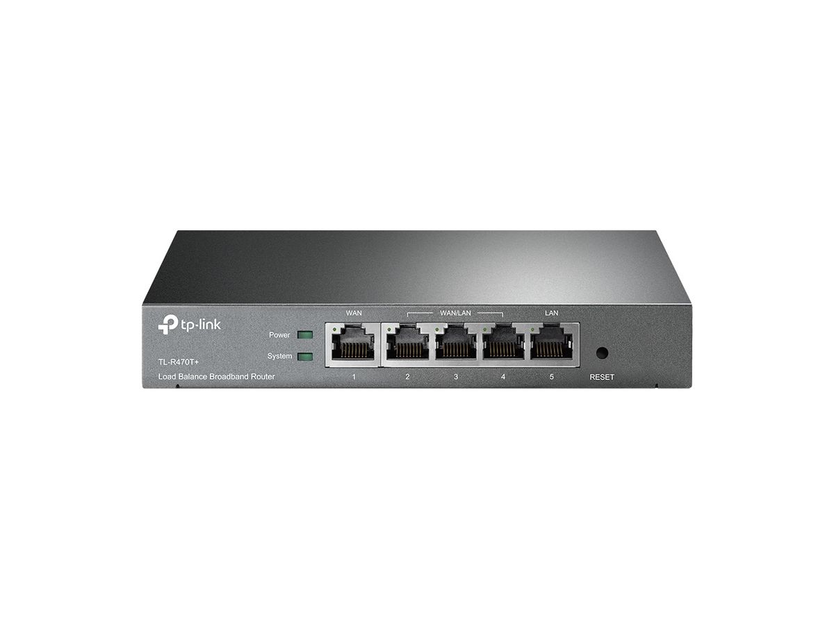 TP-Link TL-R470T+ Kabelrouter Schnelles Ethernet Schwarz