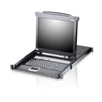 ATEN CL5708N 48cm-LCD KVM Switch, USB-PS/2,VGA, 8Ports, DE-Layout