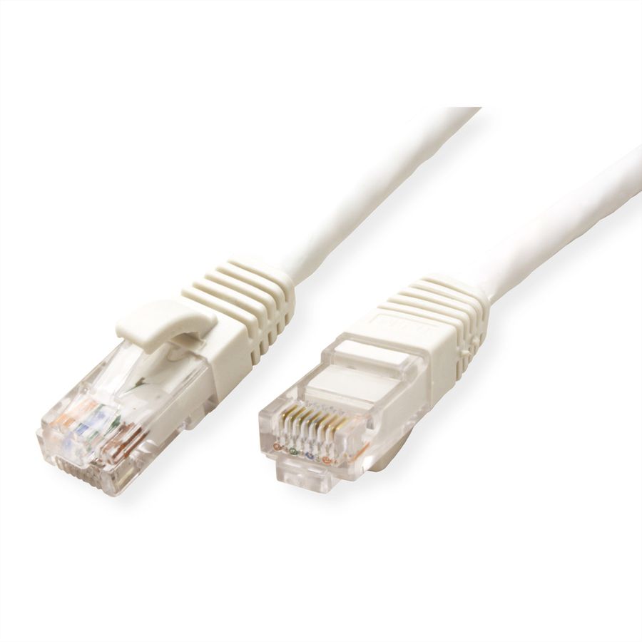 VALUE Patchkabel Cat.6 (Class E) UTP, LSOH, weiß, 0,5 m