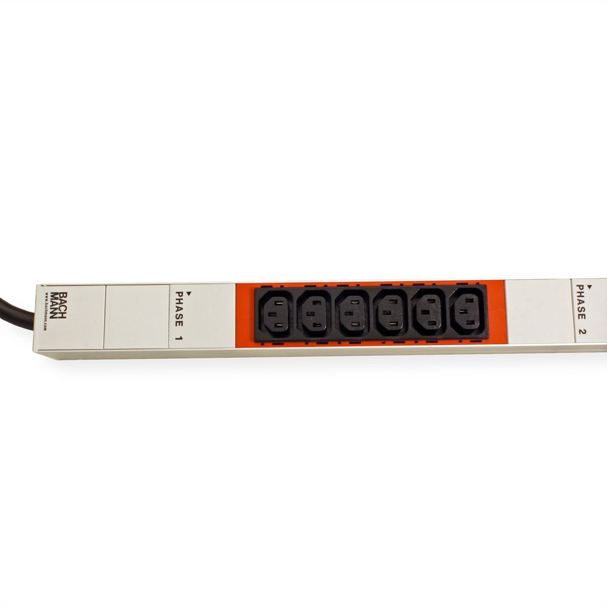 BACHMANN IT PDU ALU 1HE 18x C13, Anschlussstecker CEE 3L+N+PE 16A