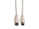 ROLINE Tastatur-Kabel-PS/2 ST/BU, 3 m