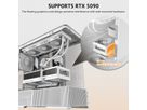 ANTEC Constellation C6 Curve Air White PC Gehäuse ATX Midi Tower, weiß