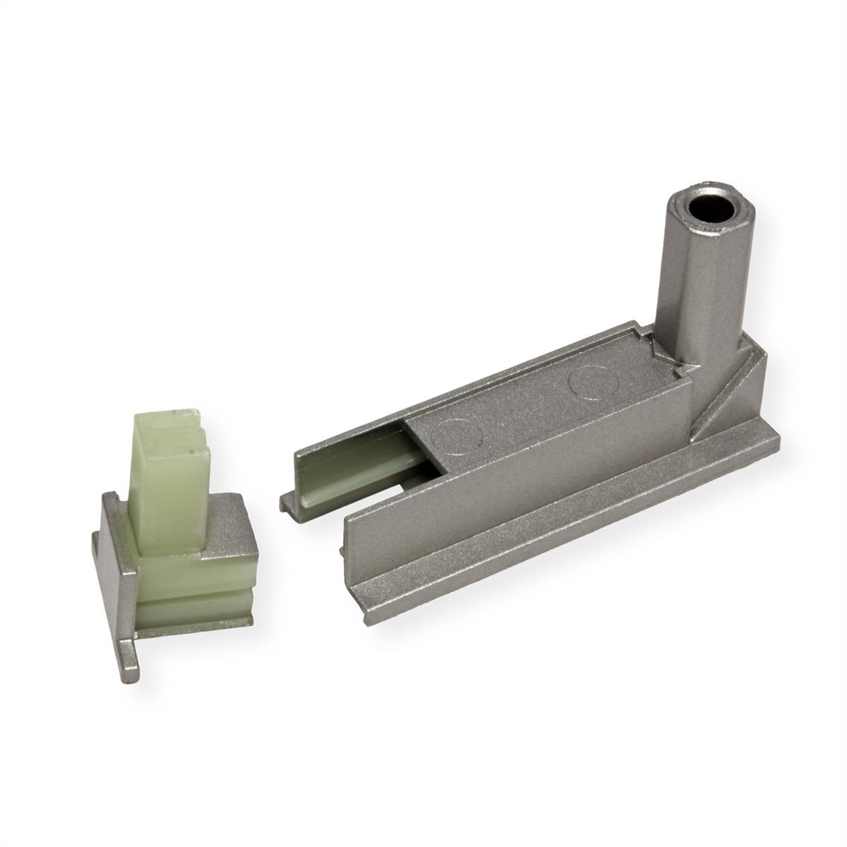 BACHMANN Desk2 Klebesockel-Set, Inox