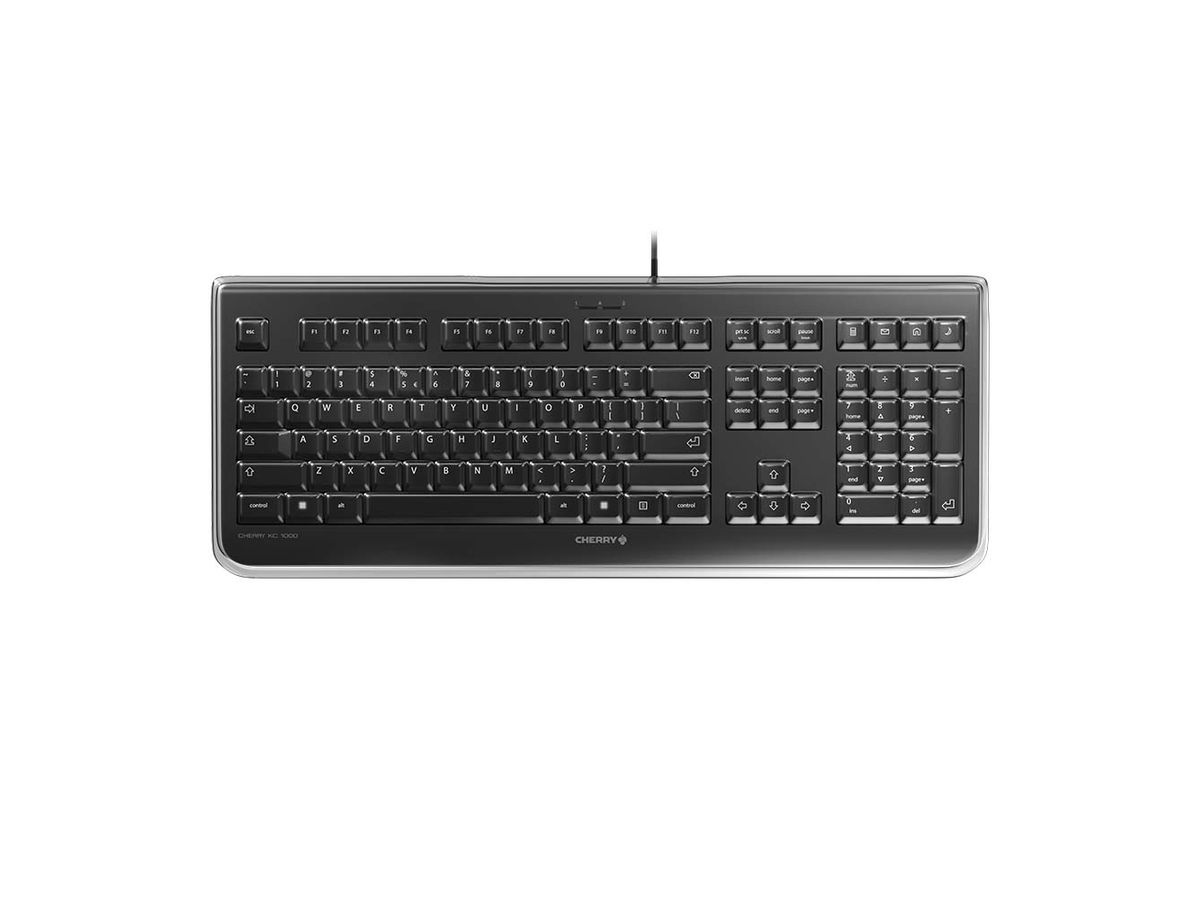 CHERRY KC 1068 Tastatur Büro USB QWERTY US Englisch Schwarz