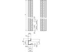 SCHROFF 19"-Winkelprofile - WINKELPROFIL SET 25HE ALZN