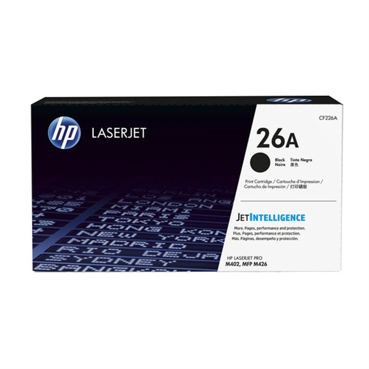 CF226A, HP Druckkassette schwarz, Nr. 26A, ca. 3.100 Seiten für HP LJ Pro M402d, MFP M426dw