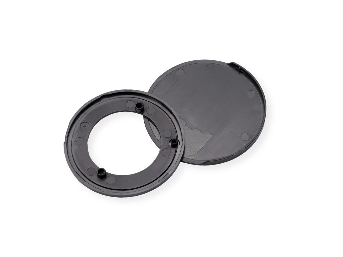 BACHMANN PIX Deckelset, schwarz