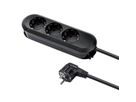 BACHMANN SMART Steckdosenleiste 3x Schutzkontakt, schwarz, 5 m