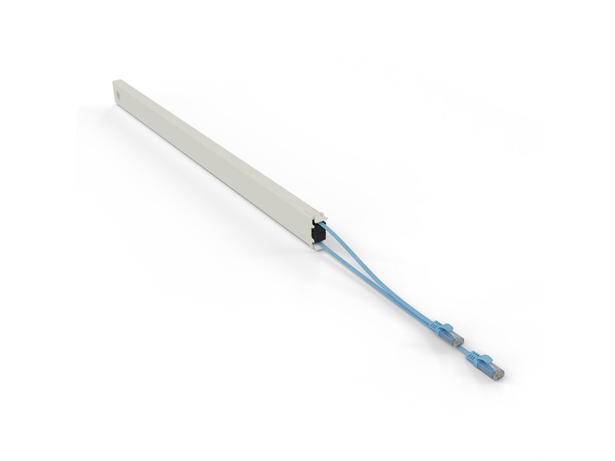 patchbox.one Kassette 46RU UTP blau Cat.6a 2,5m