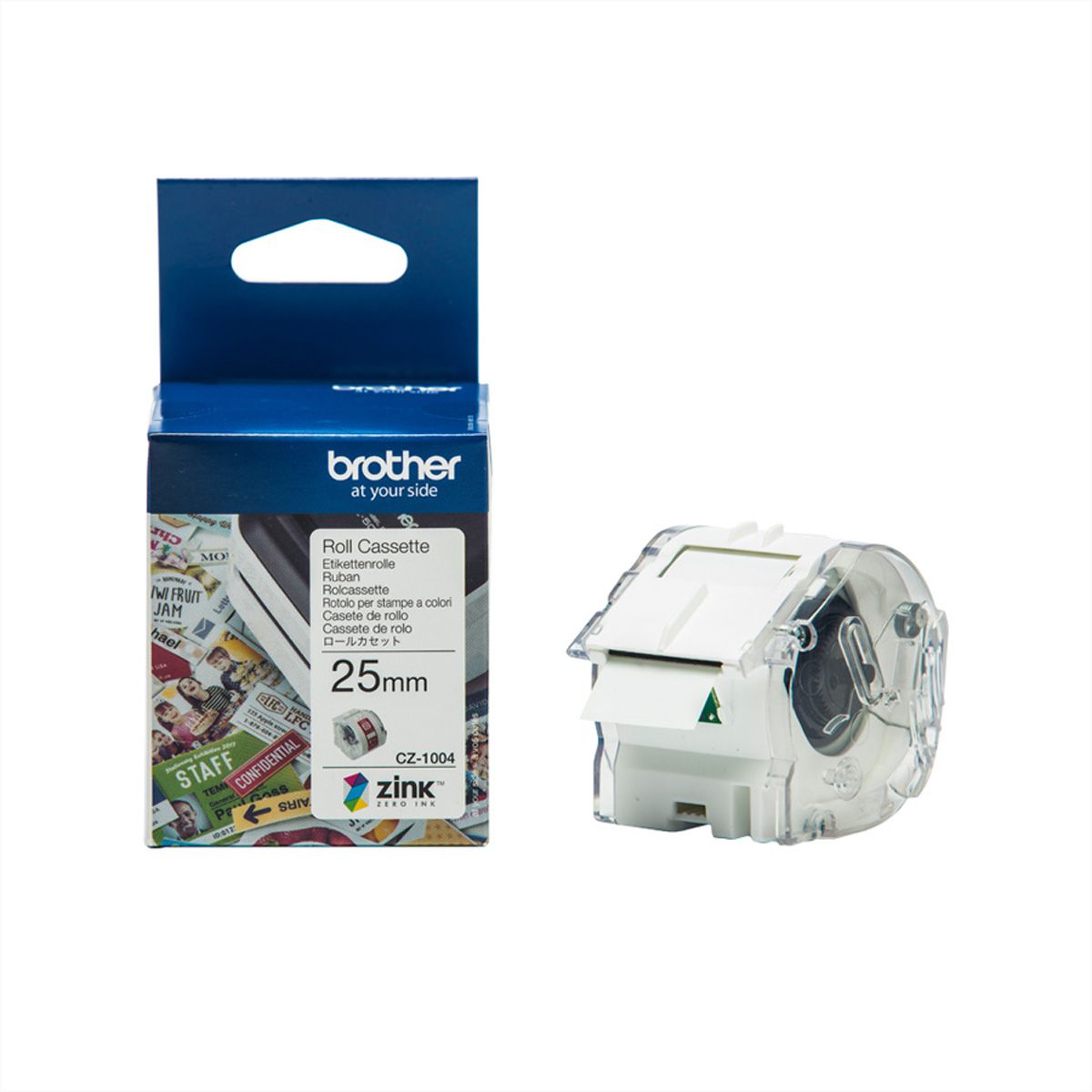 Brother CZ1004 Endlosetiketten 2,5cm