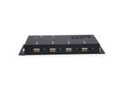EXSYS EX-1166HMV 4 Port externer USB 2.0 Hub Metall verschraubbar