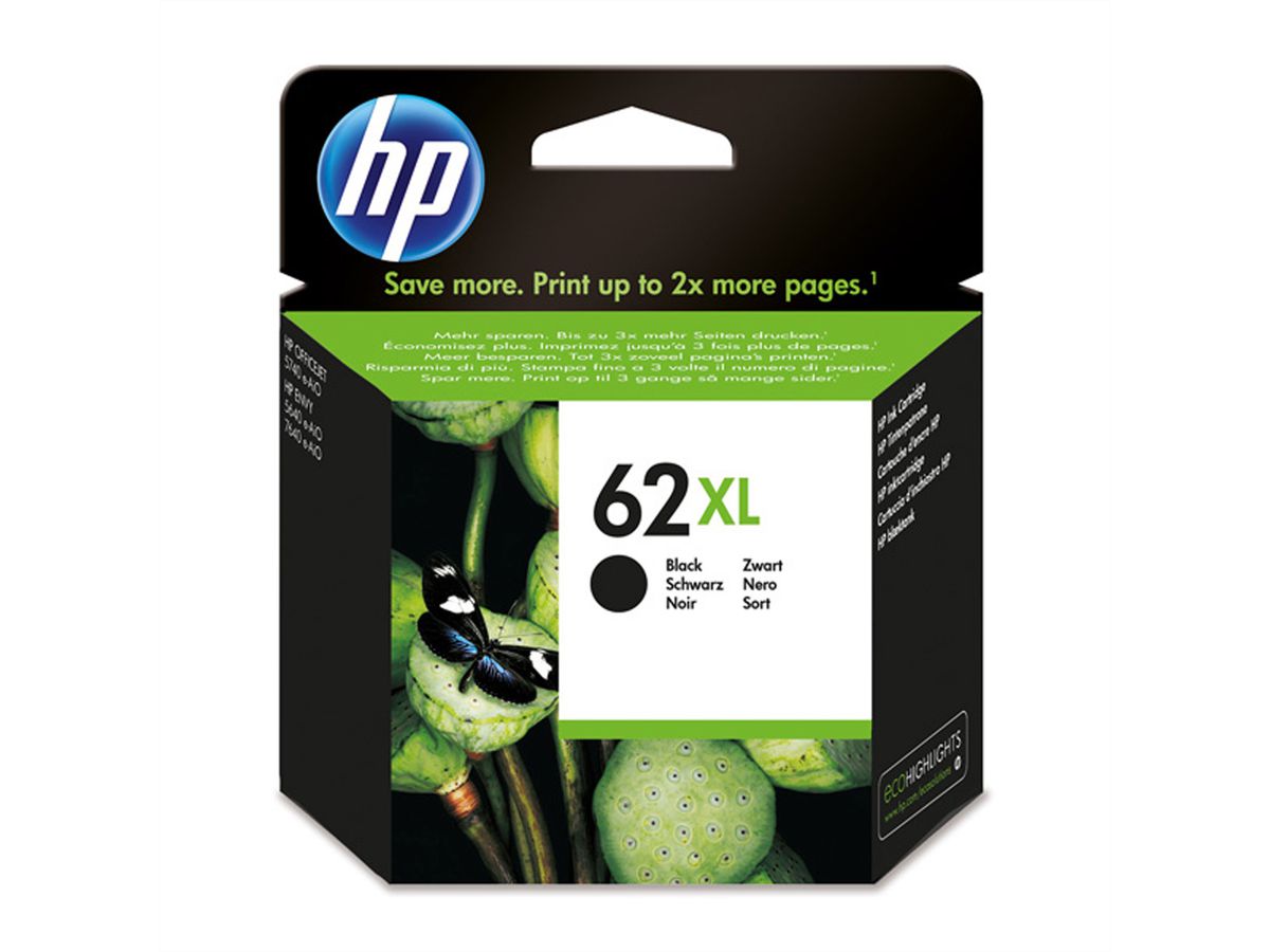 C2P05AE, Nr. 62XL, Druckpatrone, schwarz, für HP-OfficeJet 5740 / 5742 / 8040, HP-Envy 5640 / 5660 / 7640